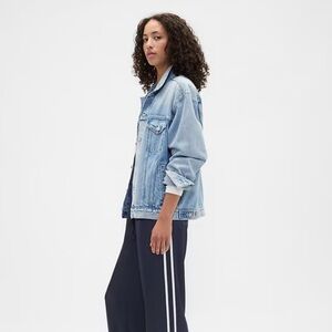 Gap satin track pants